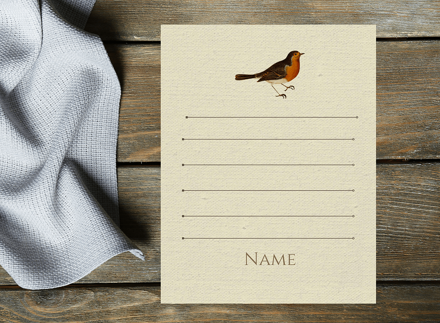 Canva Notepad Template: Robin product image (3)