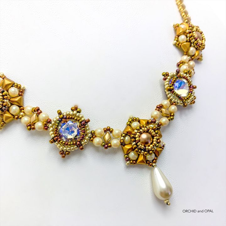 Digital Pattern - Renaissance Fair Vexolo and Crystal Necklace product image (2)