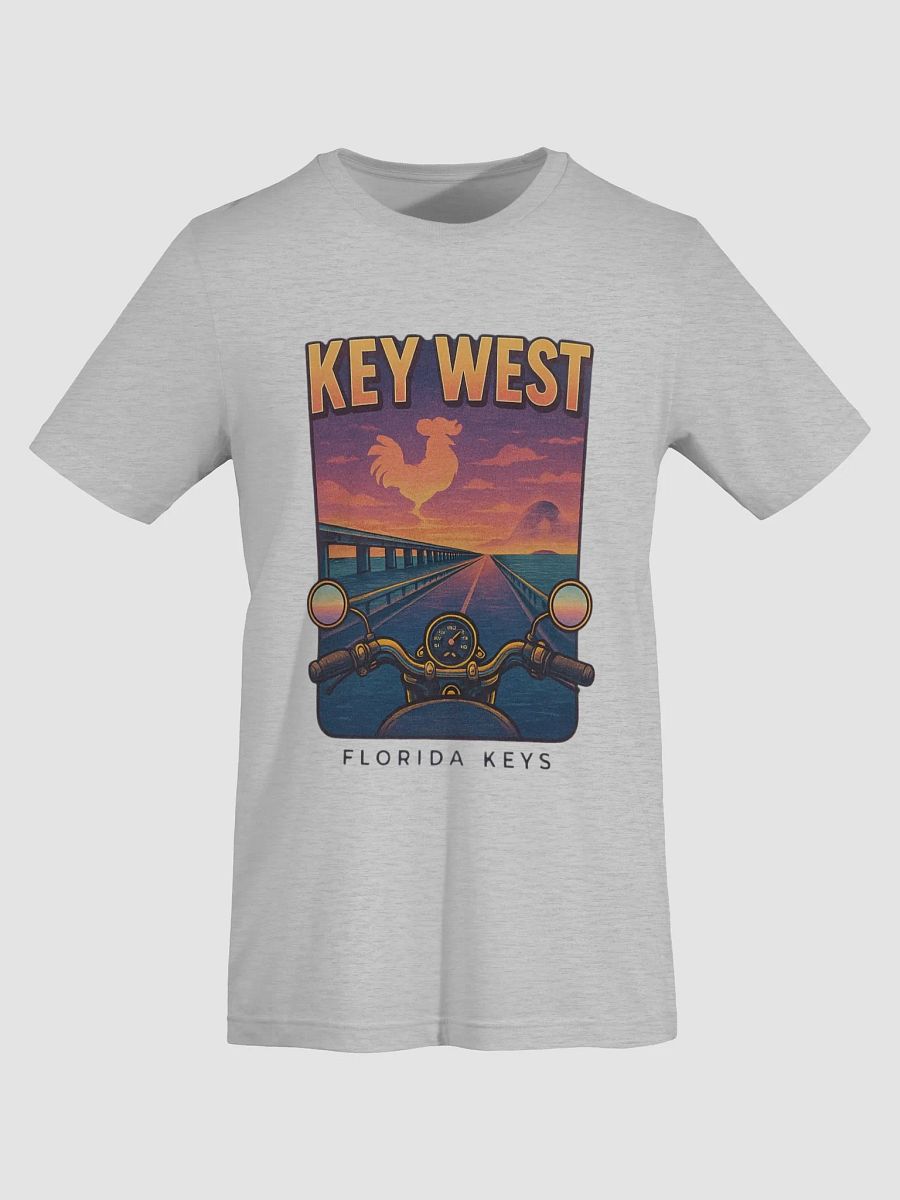 Key West Rider Athletic Heather Gray Ultra-Soft Paradise Tee product image (6)