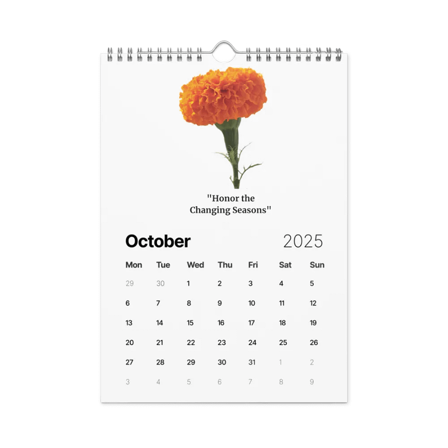 2025 Wildflower Wall Calendar product image (8)