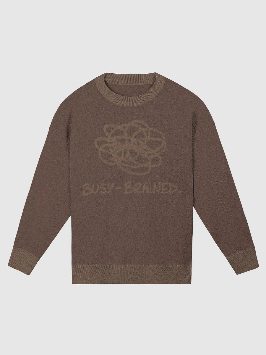 BUSY-BRAINED (brown) knitwear crewneck product image (4)