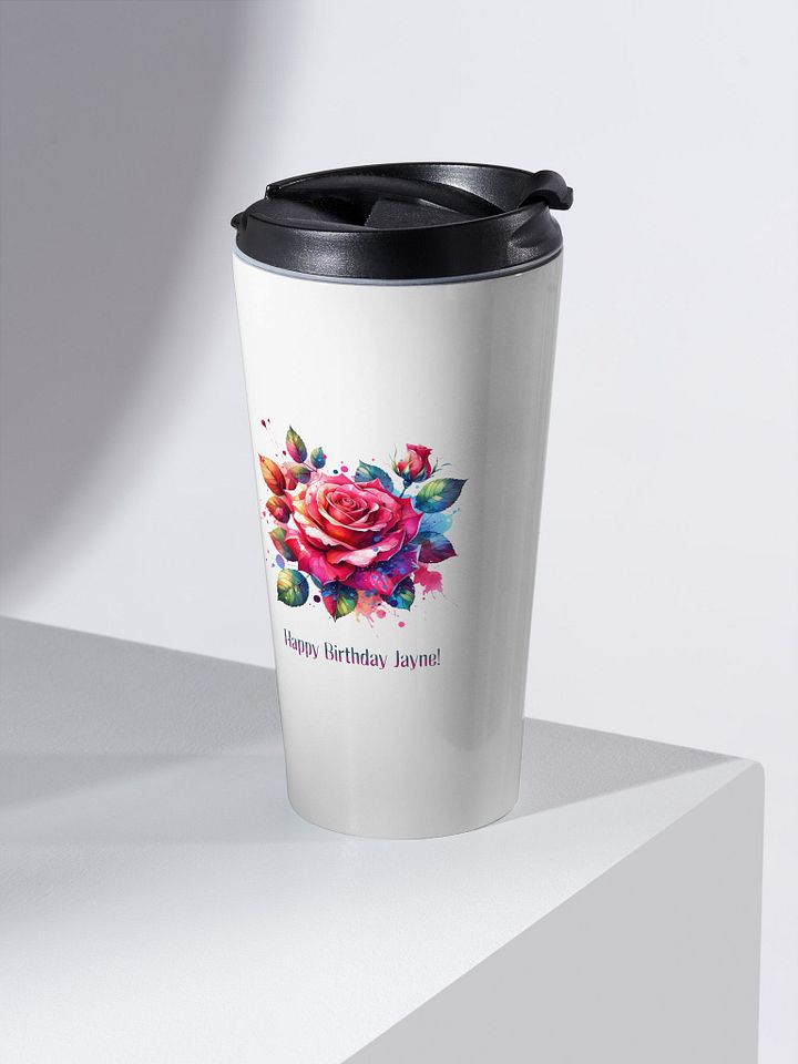 Happy Birthday Jayne Travel Mug product image (2)