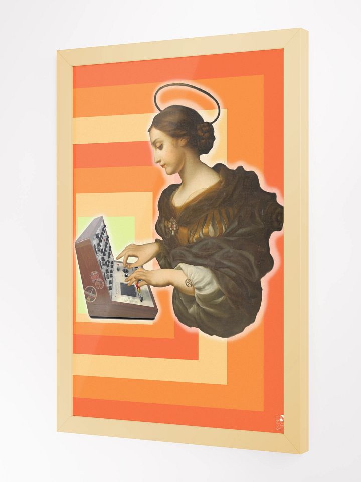 St Synthi Cecilia, The Putney (VCS 3) by Frank Fonik, Techno EDM Framed High Quality Matte Poster product image (2)