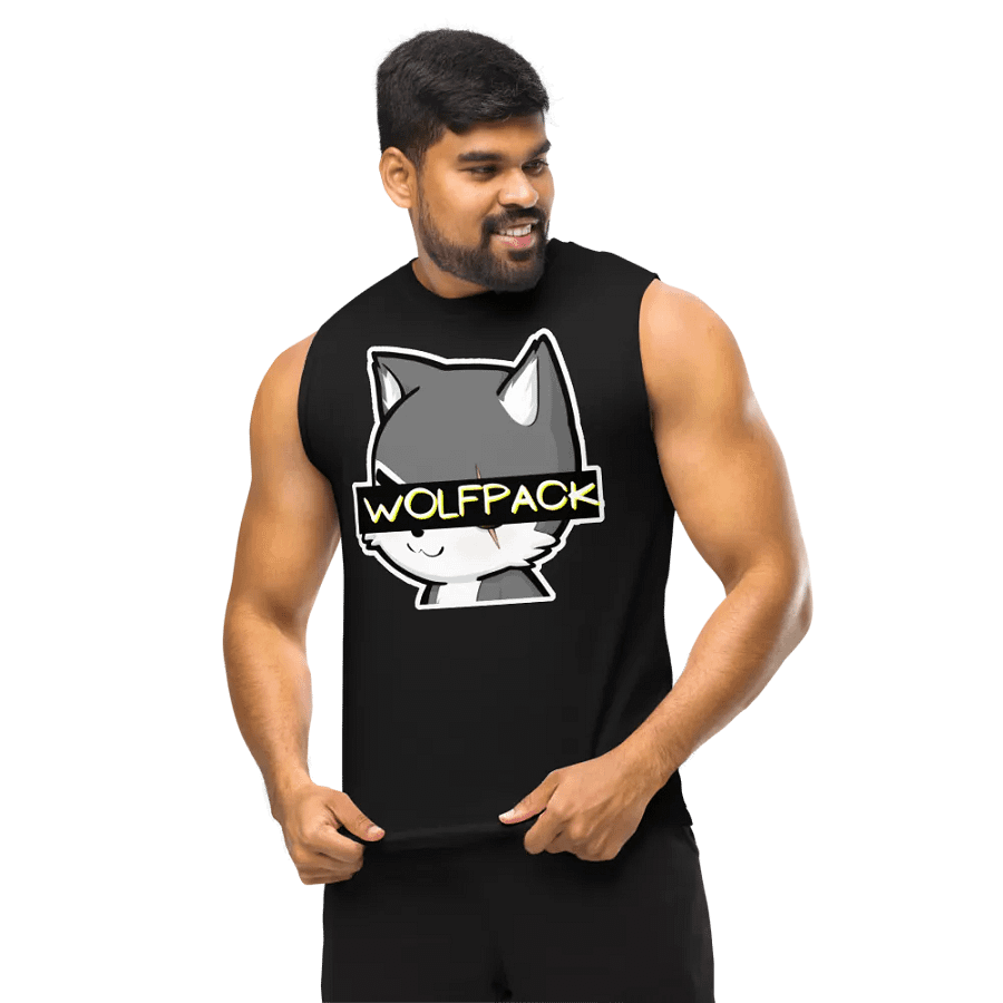 Unisex WOLFPACK Muscle Shirt (Chibi Wolf) product image (11)