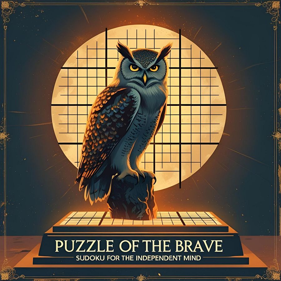 Puzzle of the Brave: Sudoku for the Independent Mind product image (1)