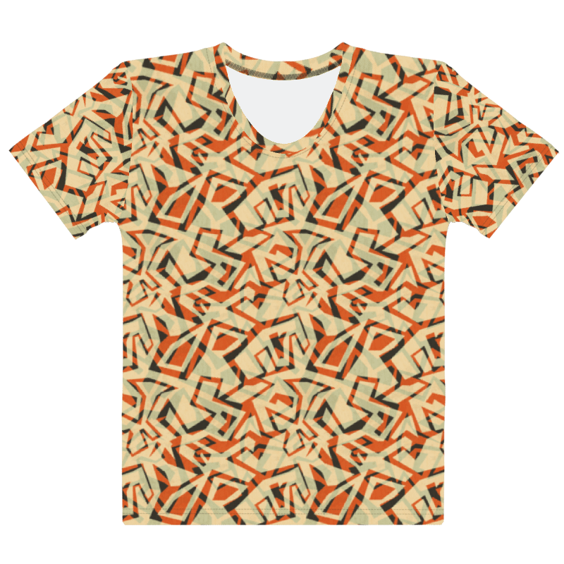 Orange Grunge | Women's Crew Neck T-Shirt product image (6)