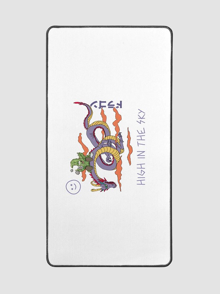 Whimsical Dragon & Leaf Desk Mat product image (2)