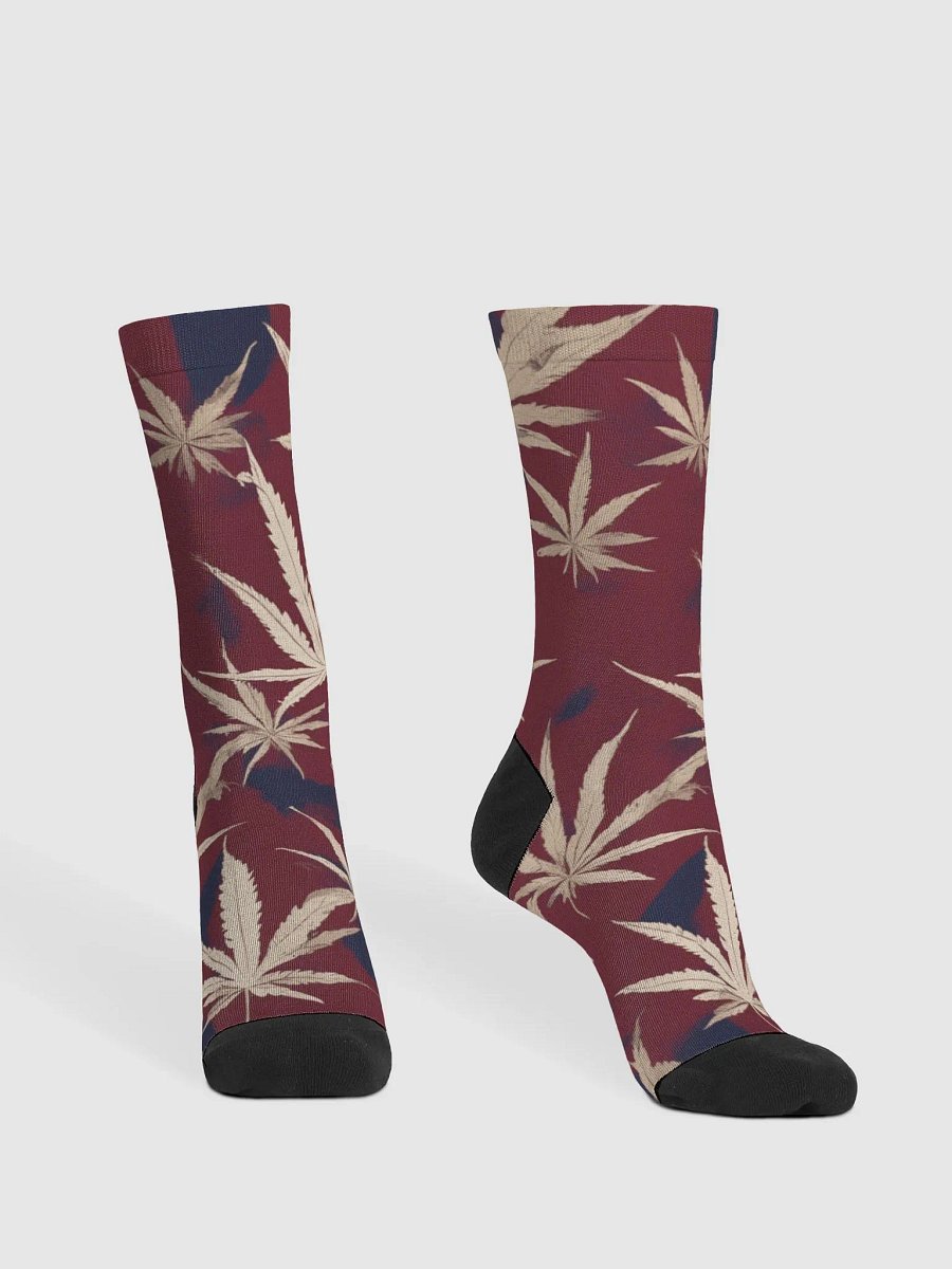 MAROON NAVY LEAFS product image (1)