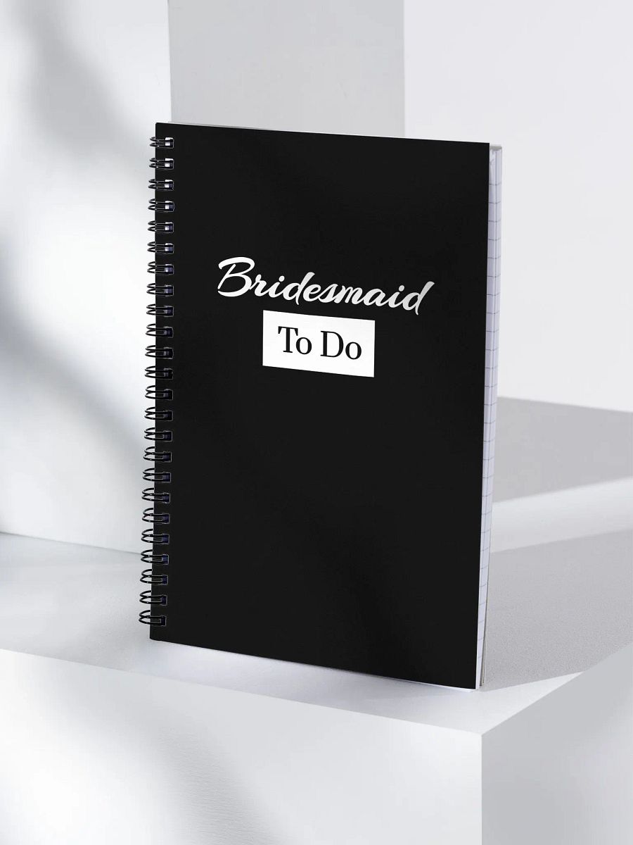 Bridesmaid To Do Journal product image (4)