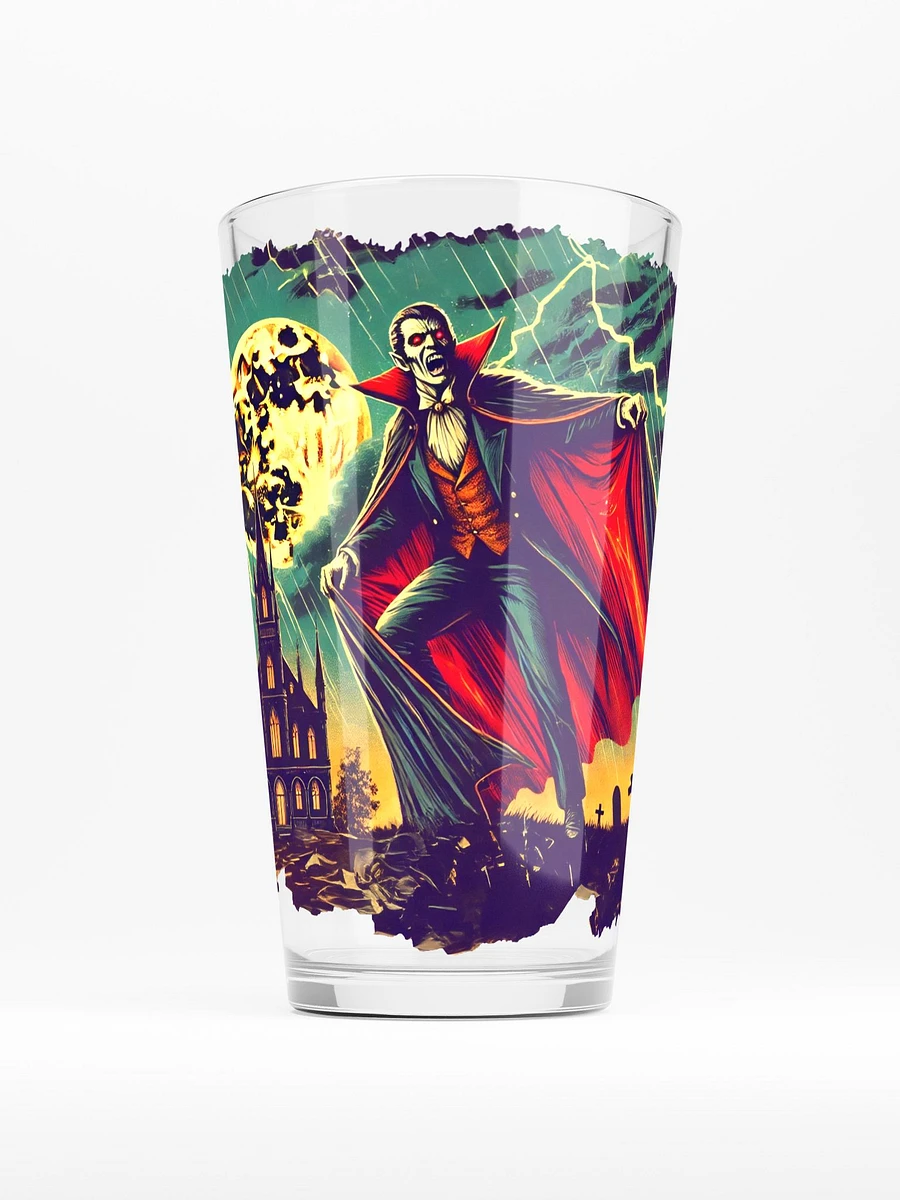 Vampire under a Full Moon 16 oz Glass product image (1)