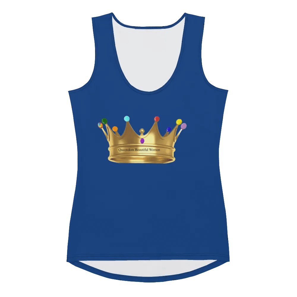 Queendom Beautiful Women Crown Tank Top/Blue(TM) product image (1)
