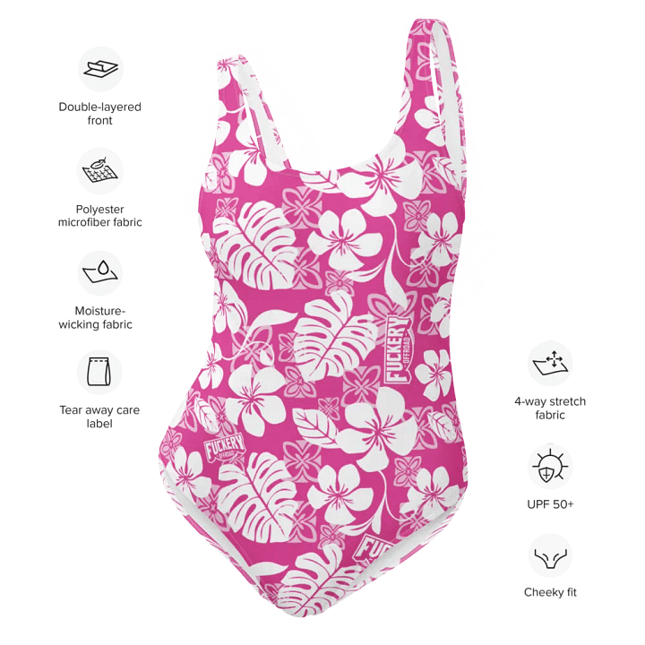 Fuckery Offroad Ladies Hawaiian Swinsuit - Pink product image (2)
