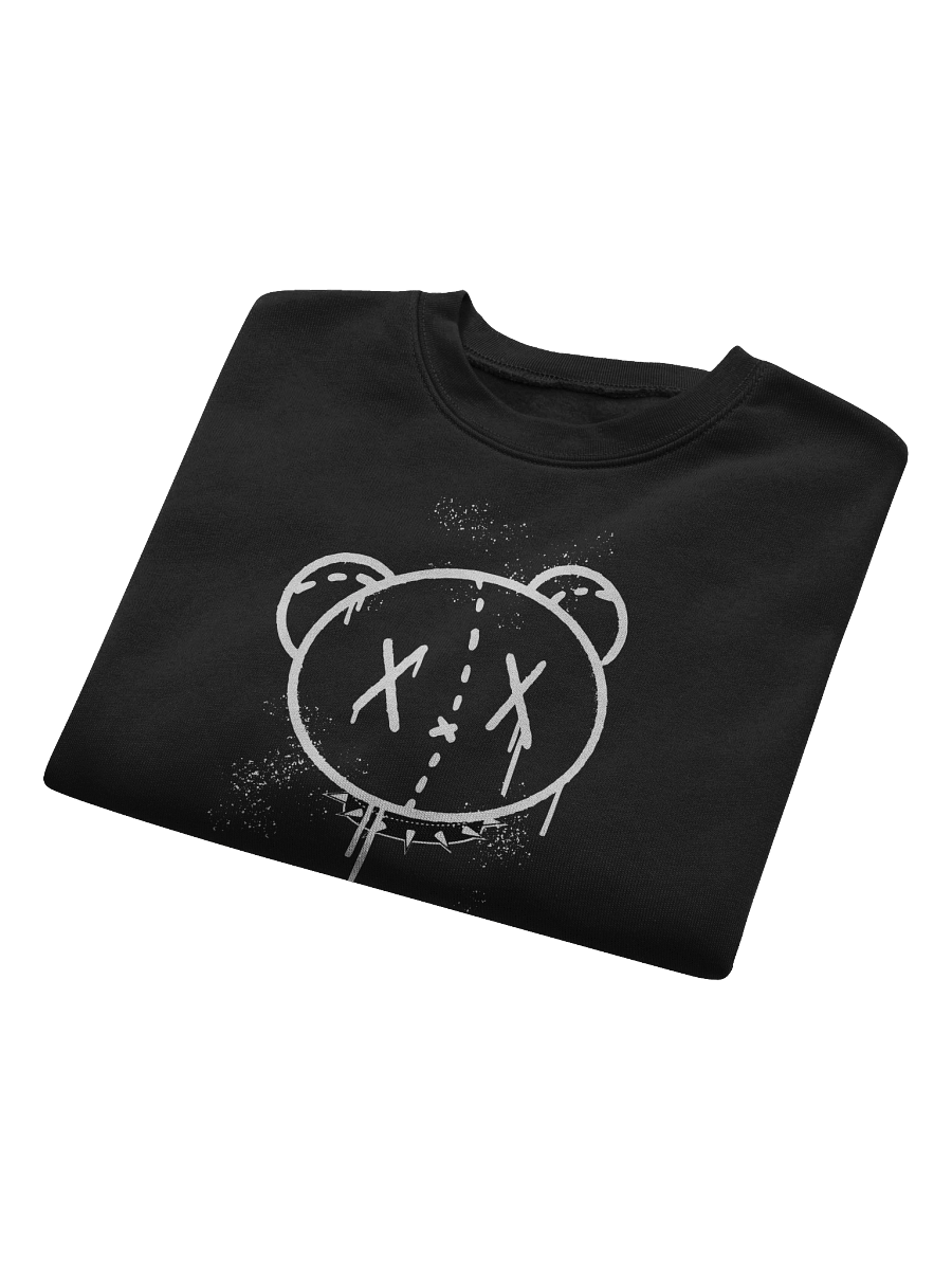 Graffiti Bear Long Sleeve Crop Sweater product image (8)