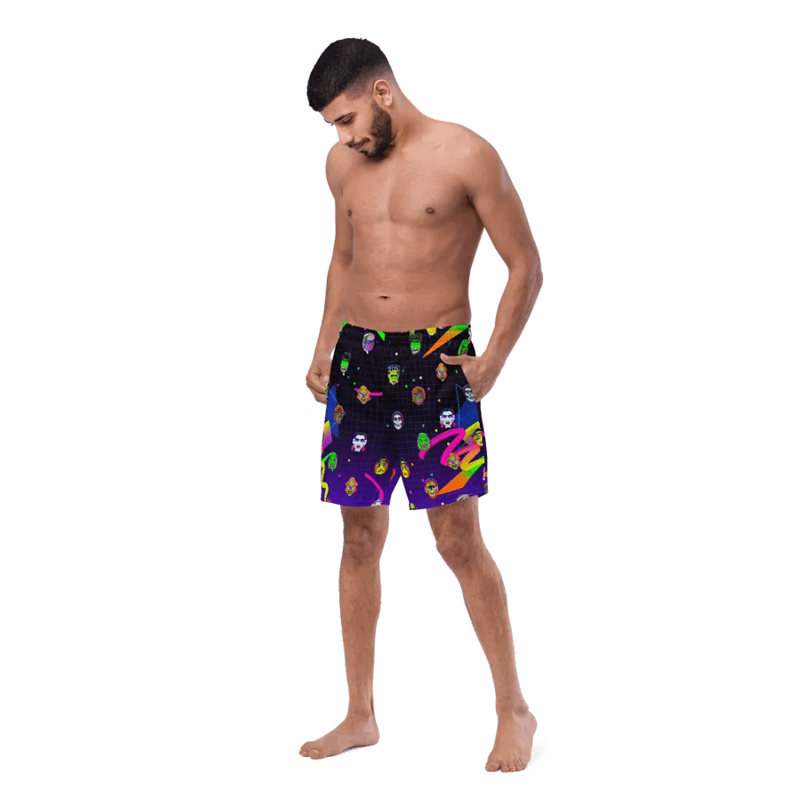 Horror Icons Swim Trunks product image (8)