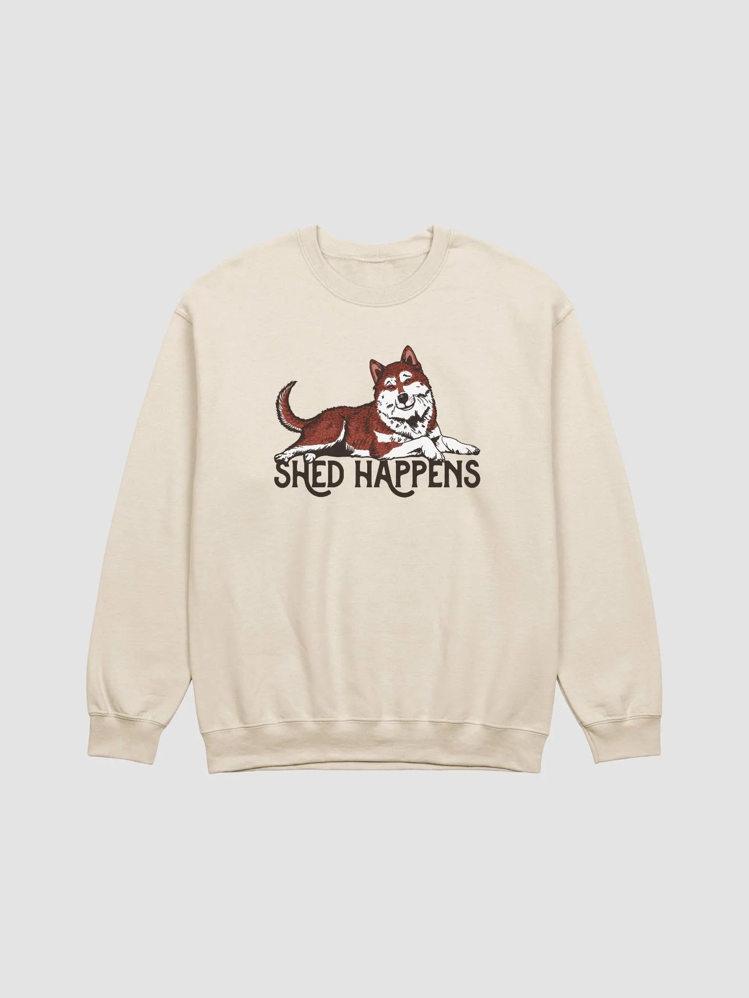 Shed Happens Sweatshirt of a Siberian Husky(Red) | Funny Shirt for Siberian Husky Paw-rents product image (20)