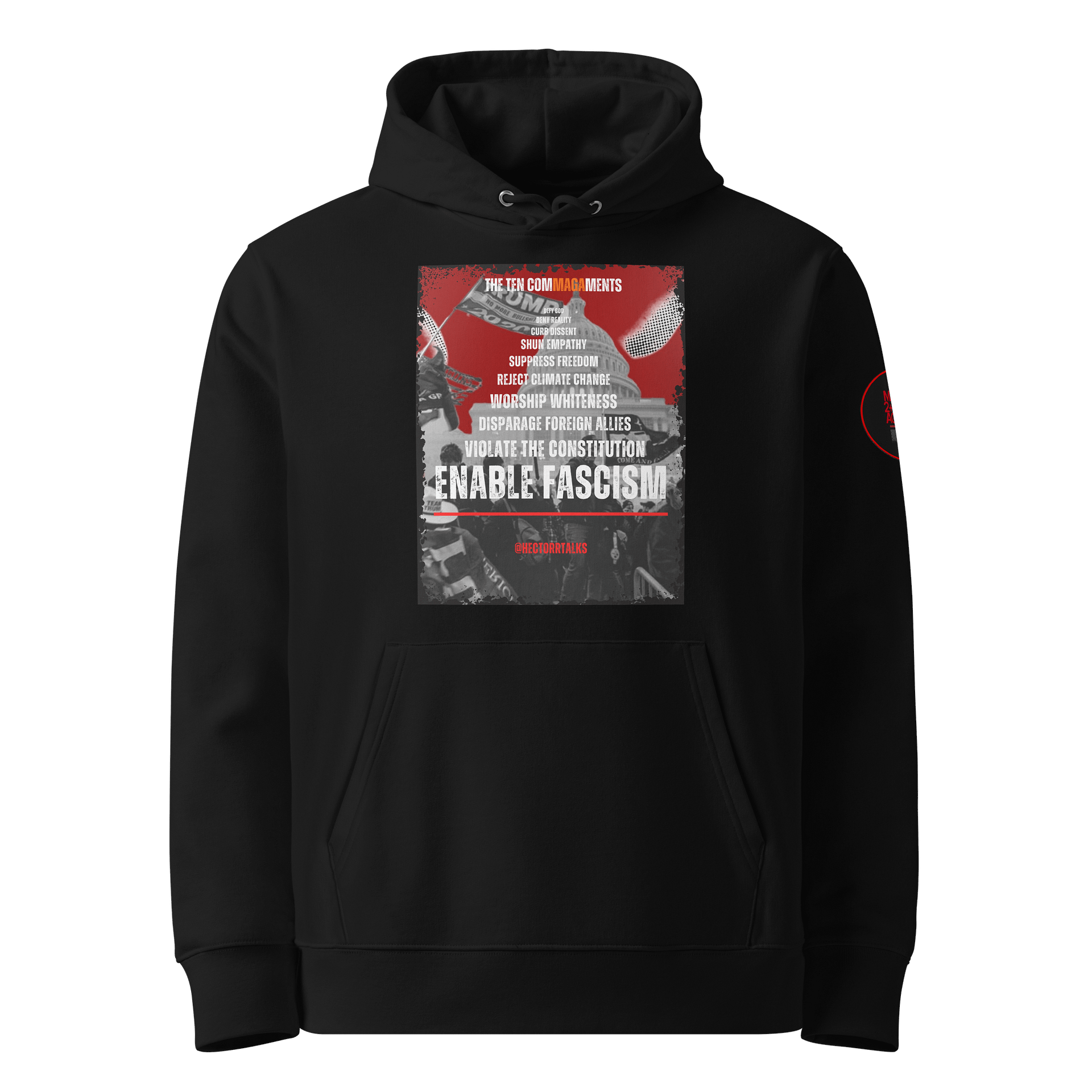 Ten ComMAGAments Premium Hoodie | D A R K product image (1)