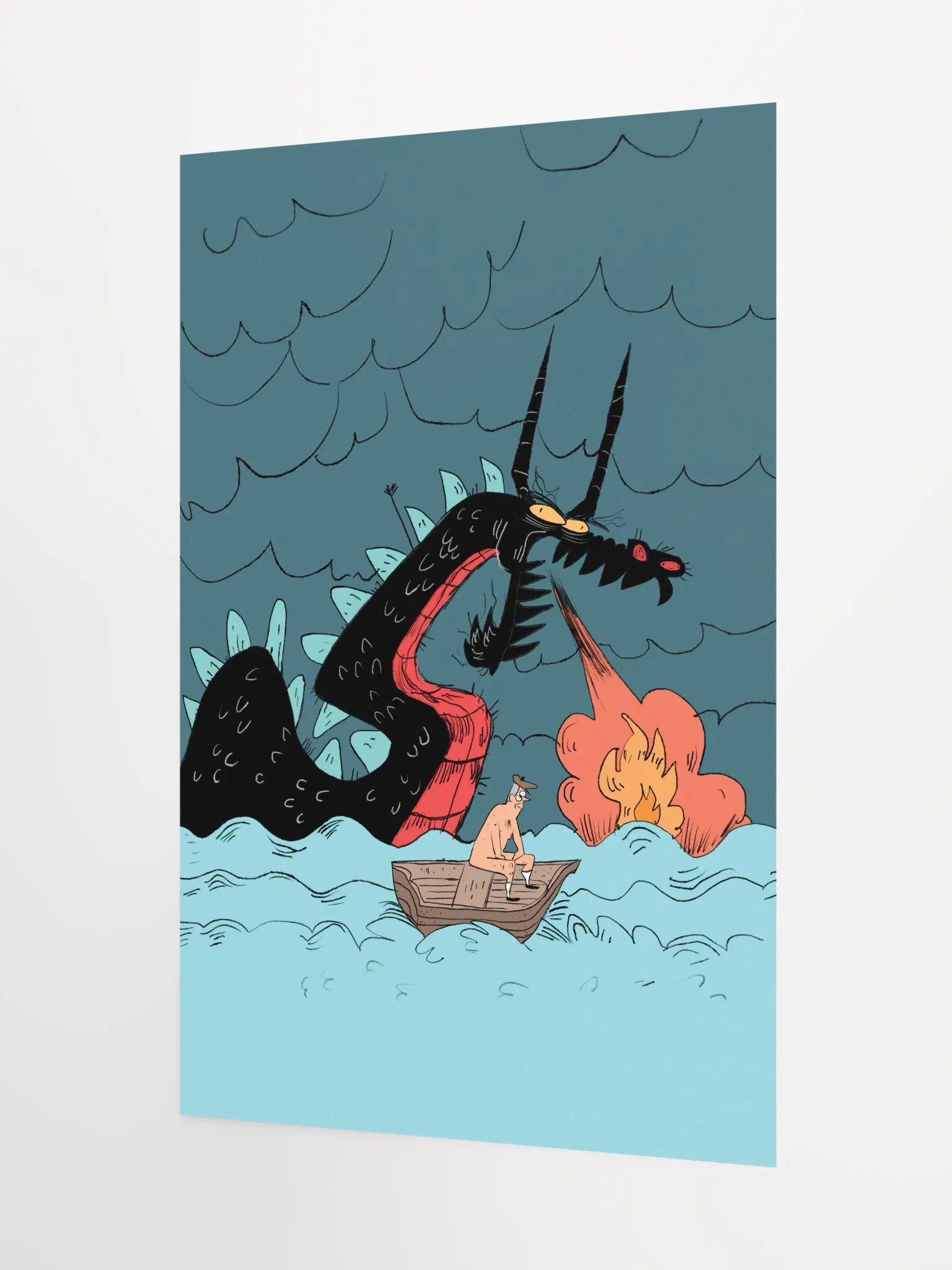 poster- the naked sailor who doesn't care anymore product image (3)
