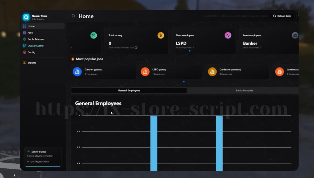 FIVEM ADVANCED JOB CREATOR [ QB / ESX / QBOX ] product image (1)