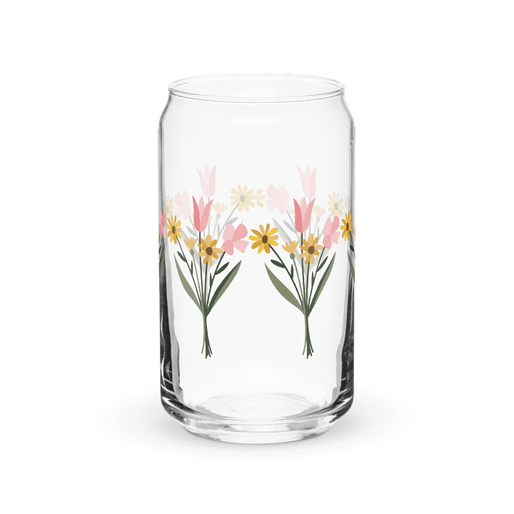 Blossom Border Can-Shaped Glass product image (1)