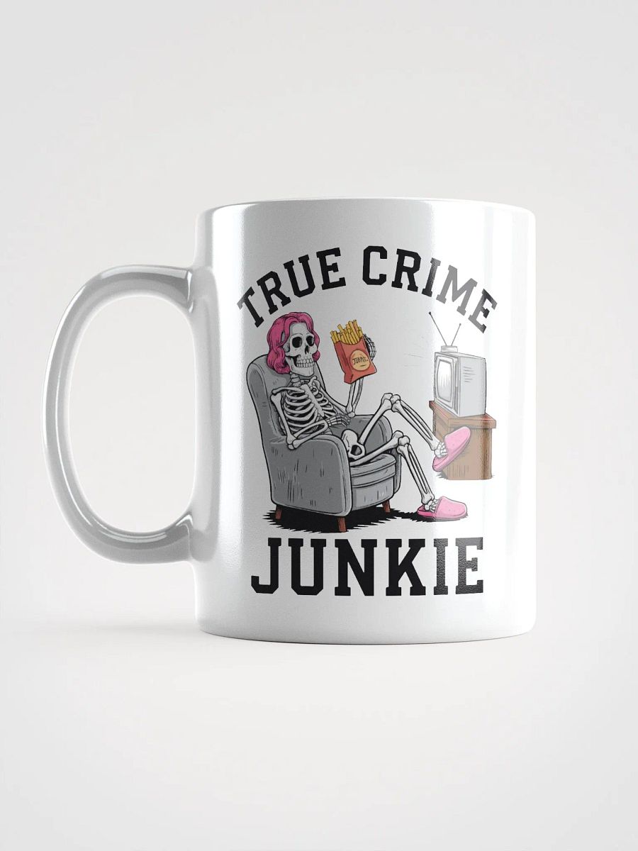 True Crime Junkie Skeleton Mug product image (1)