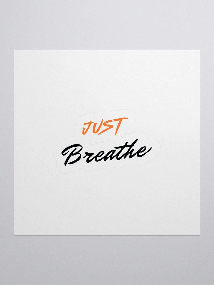 Just Breathe Kiss Cut Stickers product image (1)