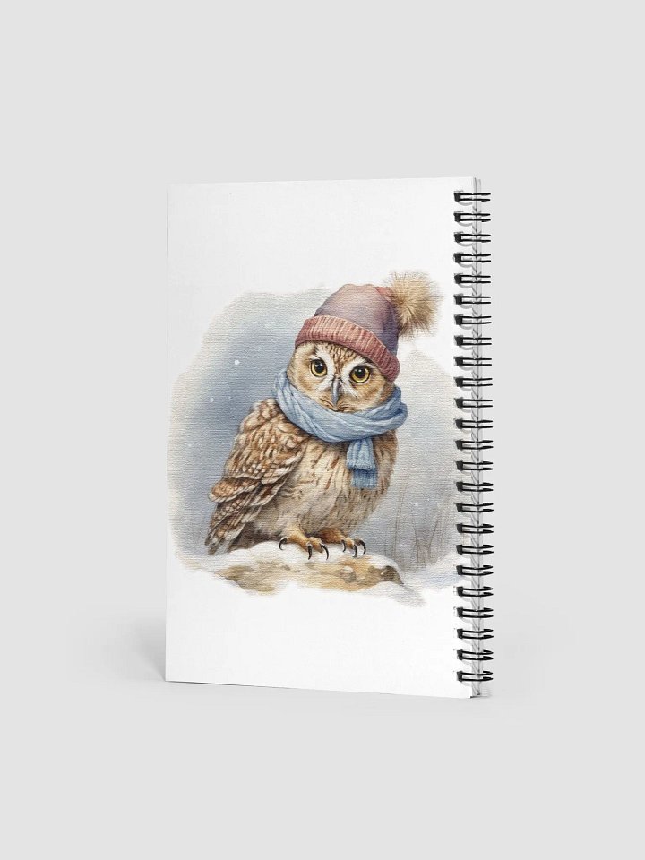 Adorable cute owl wearing a hat and scarf product image (2)