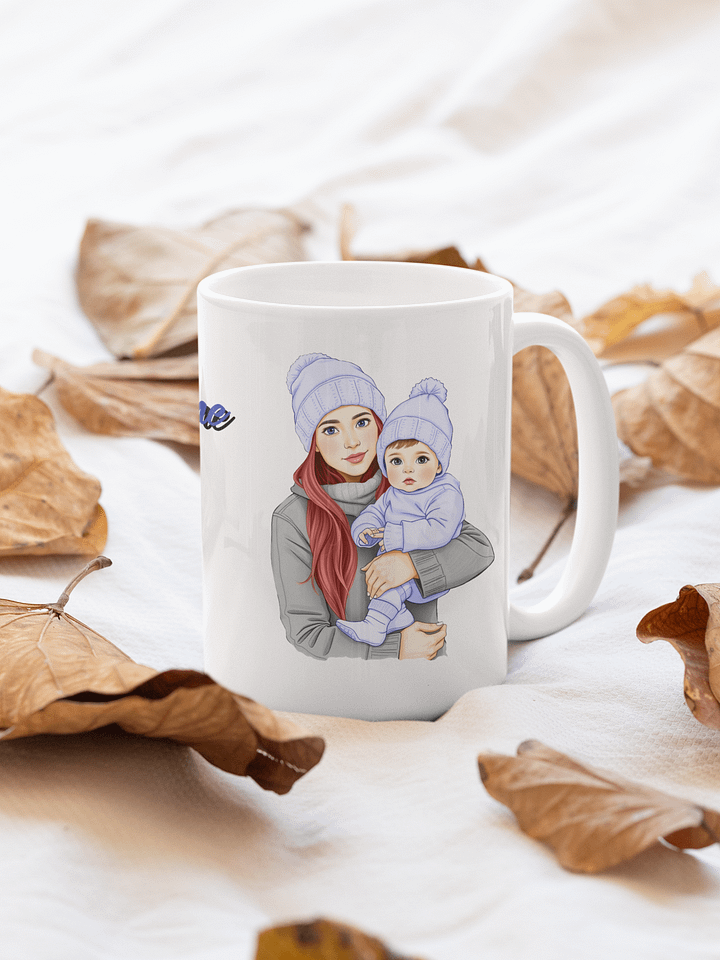 💙Sip in Style, Supermom!💙 (Blue eyes, Red hair) product image (1)