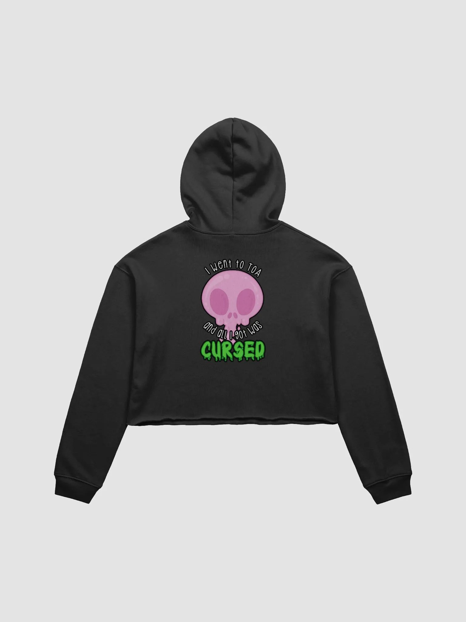 All I Got Was Cursed - Paladin - Crop Hoodie product image (4)