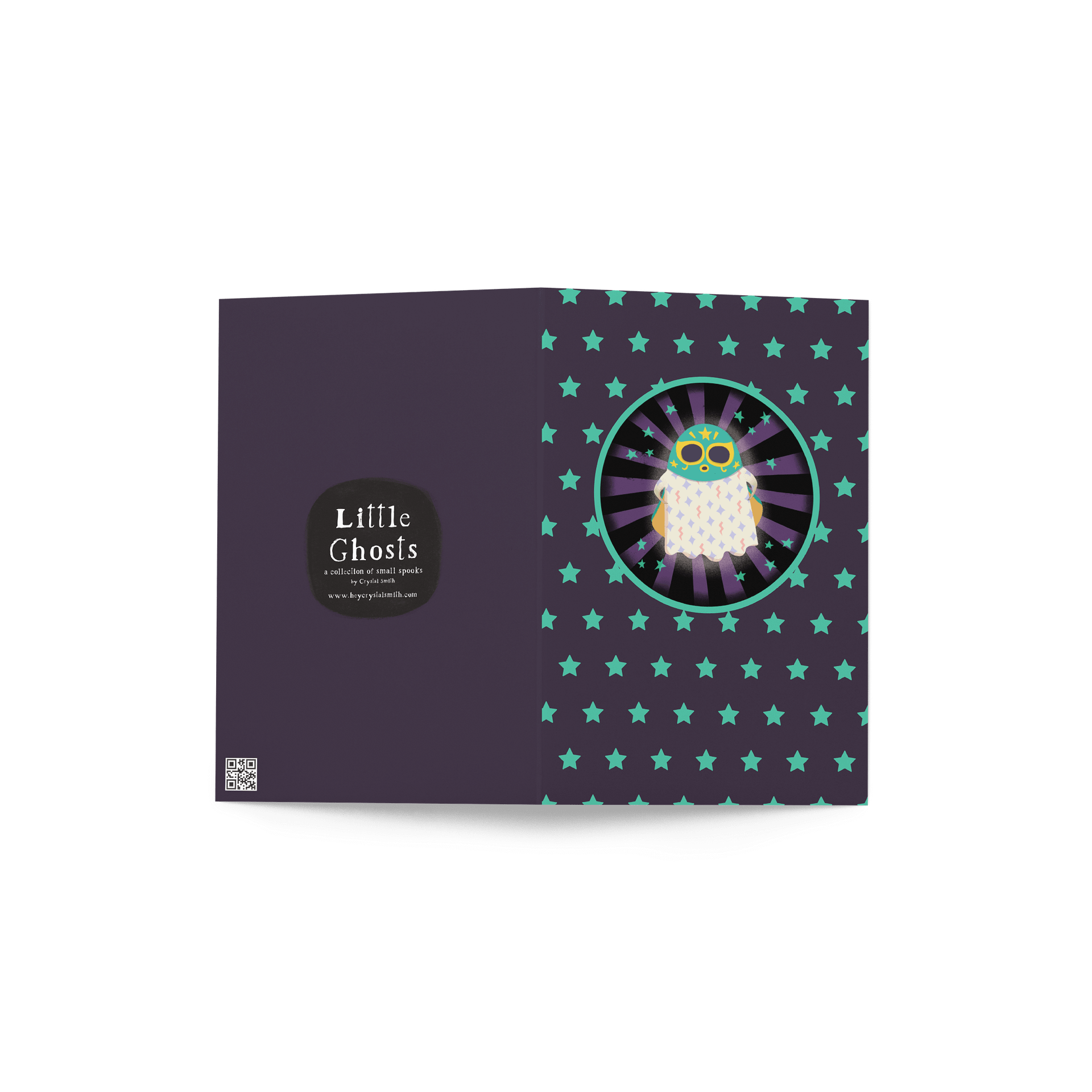 Little Ghost Luchador - Greeting Card product image (5)