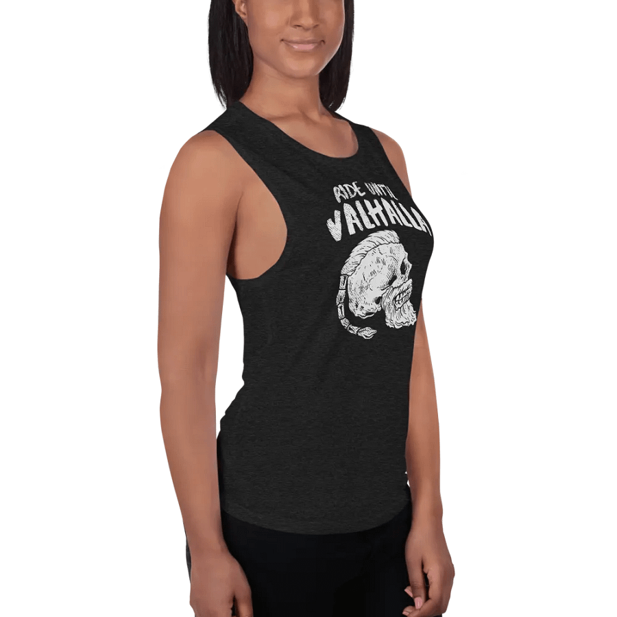 Ride Till Valhalla Women's Muscle Tank product image (4)