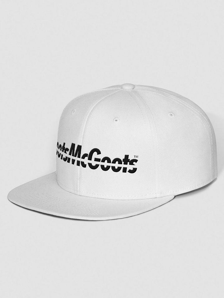 Monochrome Light Mode Flat Bill Snapback product image (2)
