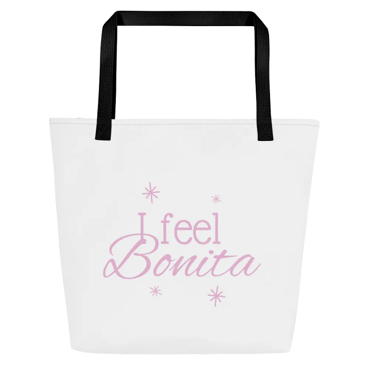 "I feel bonita" Tote bag with pocket product image (1)