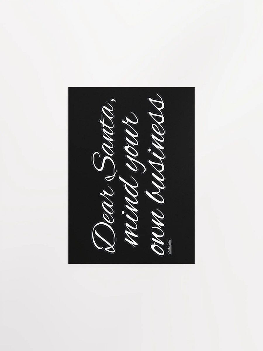 DEAR SANTA, MIND YOUR OWN BUSINESS product image (1)