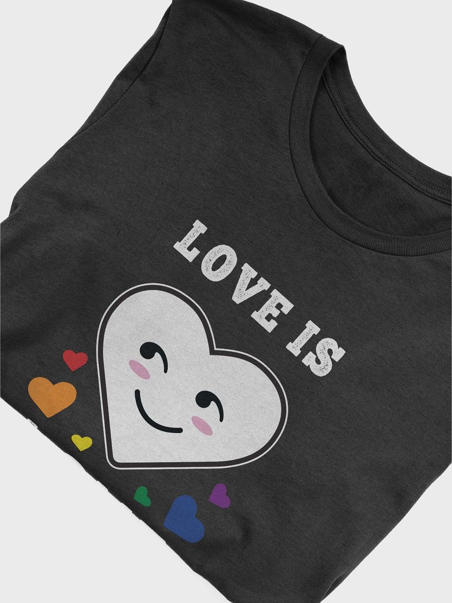 Heart Face Love Is Love LGBTQ Gay Pride T-Shirt product image (4)