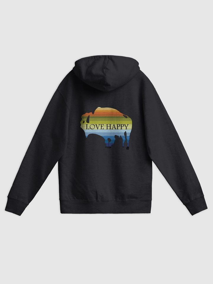 Love Happy Buffalo Zipped Fleece Hoodie product image (2)