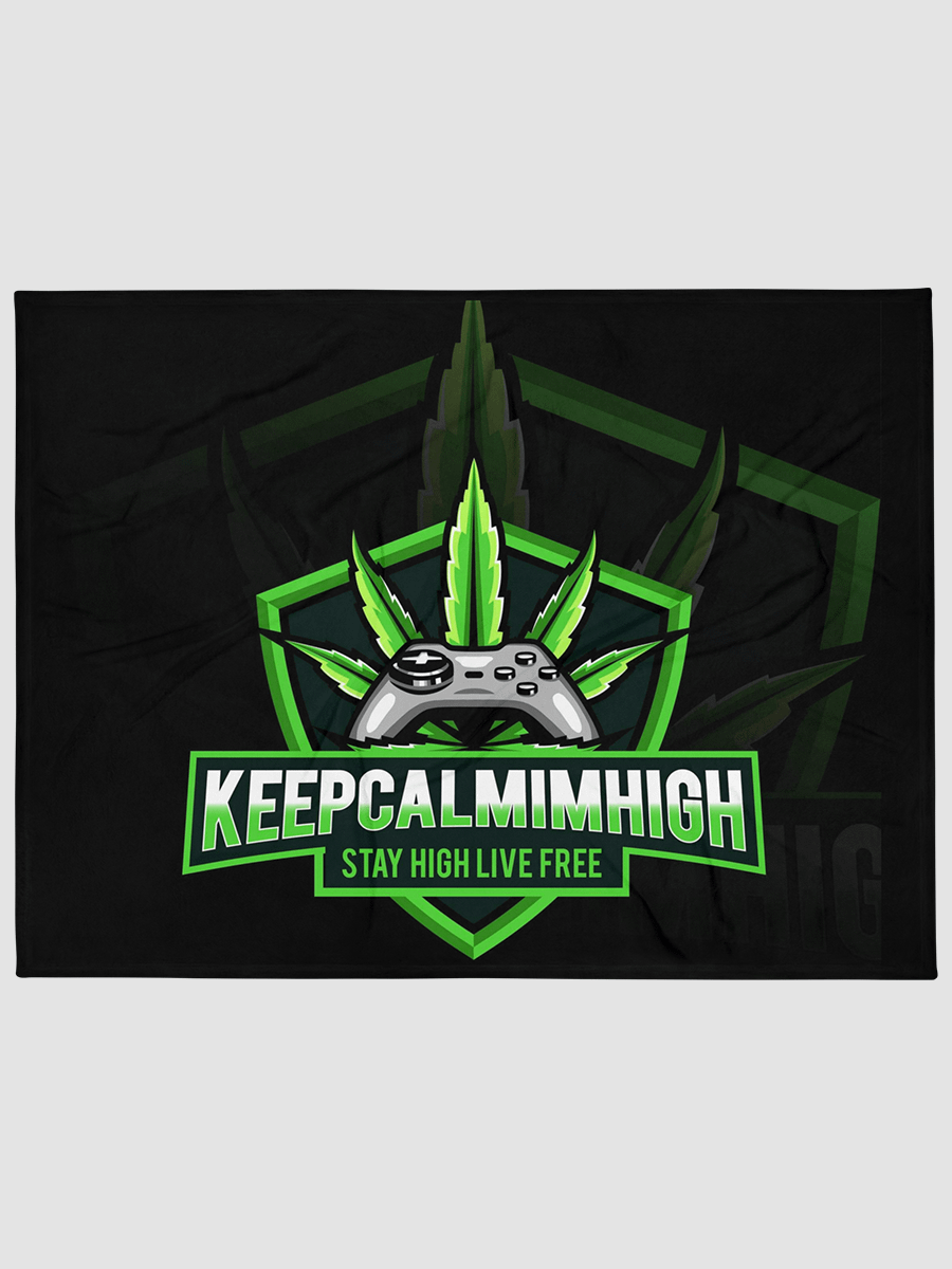 [keepcalmimhigh] Throw Blanket product image (1)