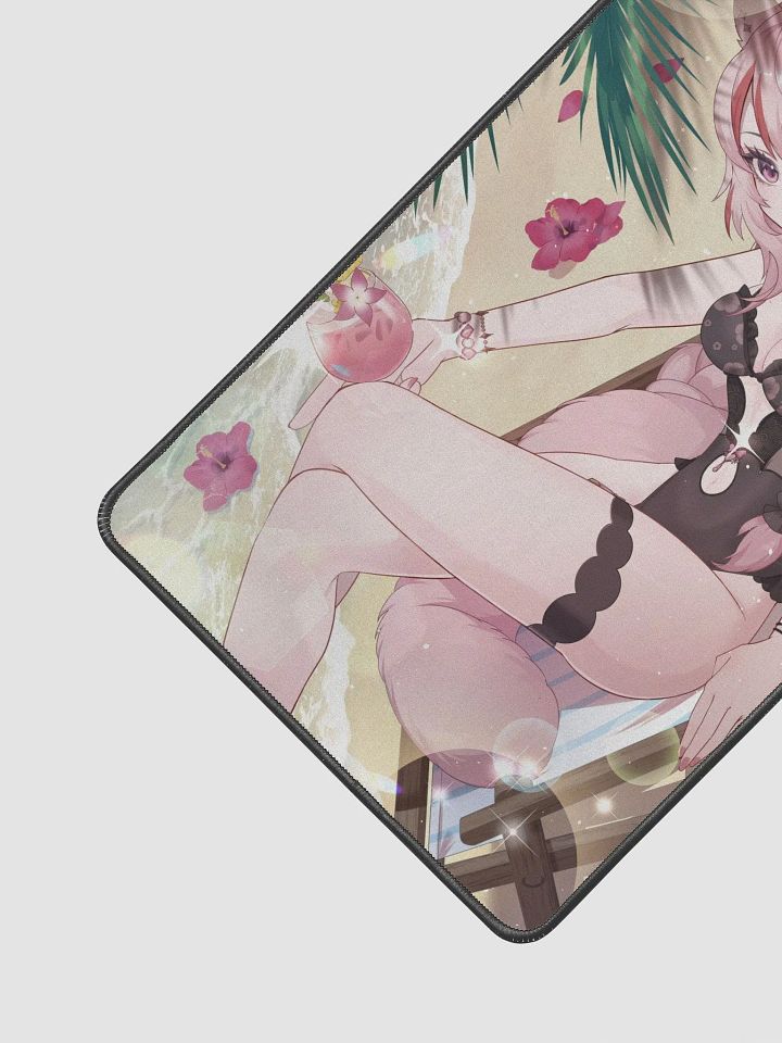 [MADE TO ORDER] Mikki Sippin' On The Beach Deskmat 💺 product image (2)