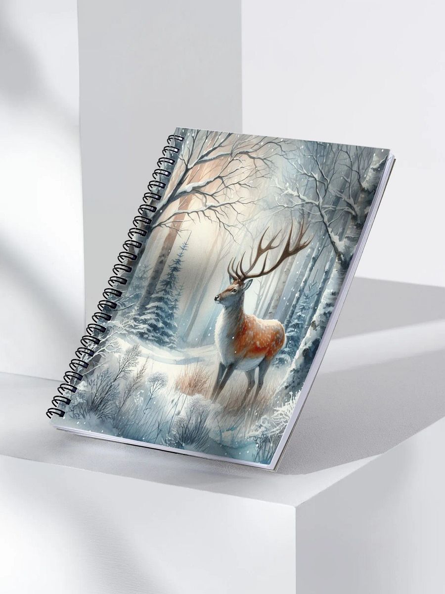Winter Wonderland Deer-Spiral Notebook product image (3)