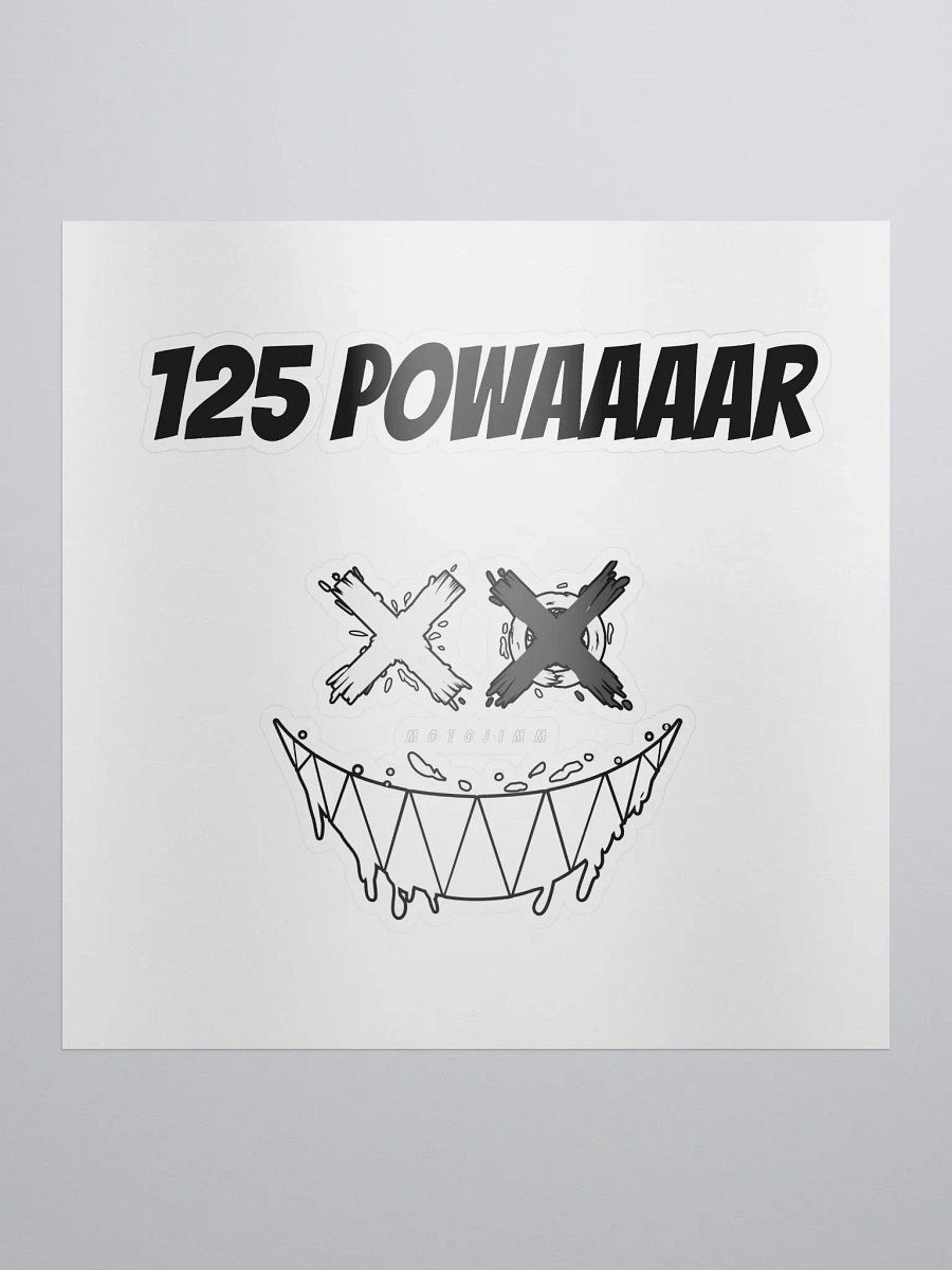 125 Powaaaar Sticker product image (1)