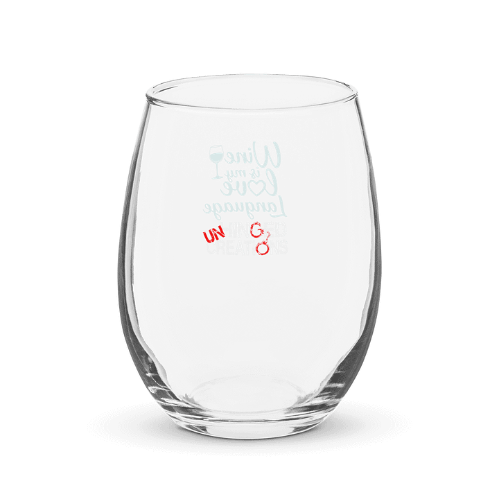 Wine is My Love Language Wine Glass product image (2)