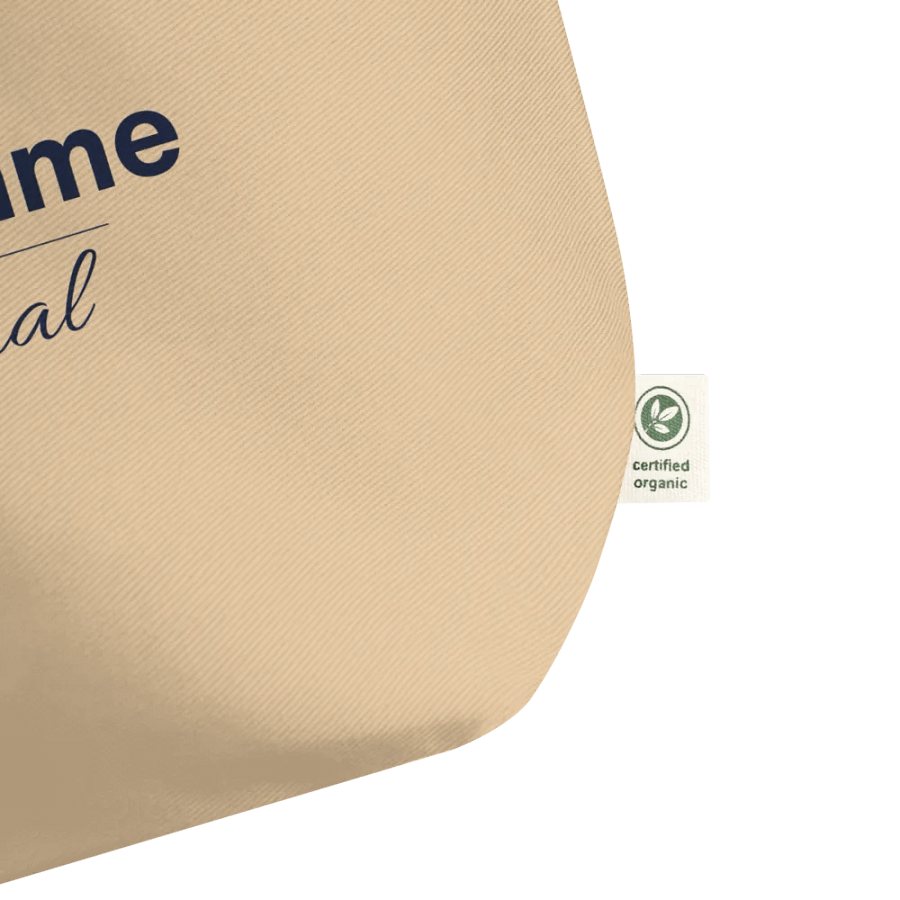 Eco Tote Too with Navy Logotype product image (4)