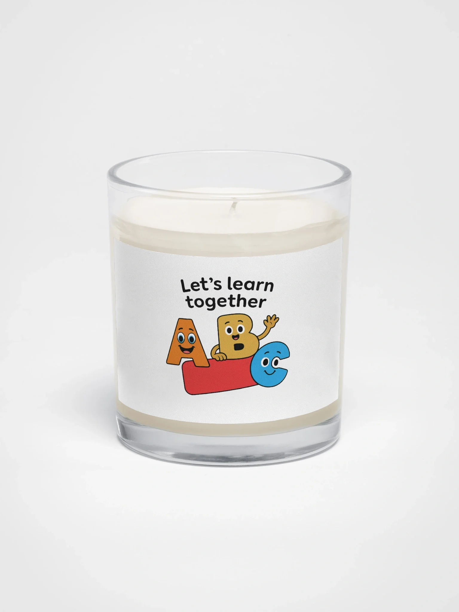Cheerful ABC Soy Wax Candle product image (1)