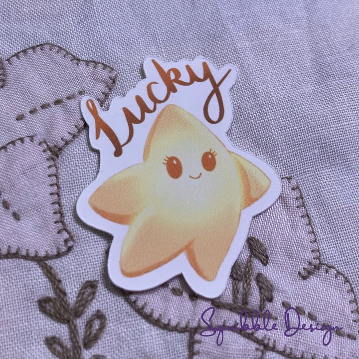 Vinyl Sticker - Lucky Star product image (1)