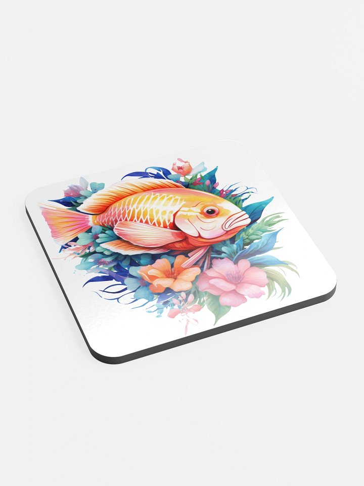 Tropical Fish Cork Coaster product image (1)