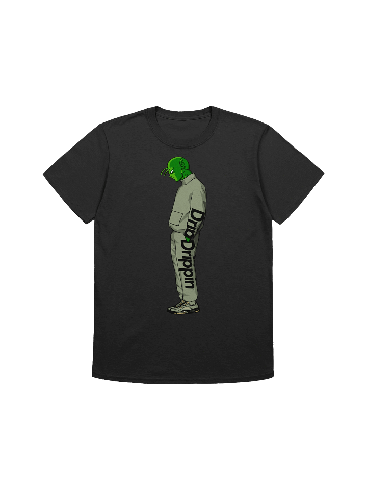 DinoDrippin Alien Streetwear – Cosmic Side Stance – Gildan Softstyle T-Shirt