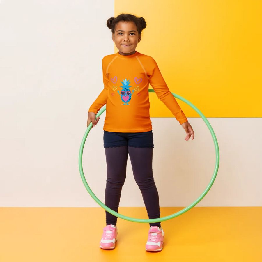 Pineapple Love Kids Rash Guard product image (3)