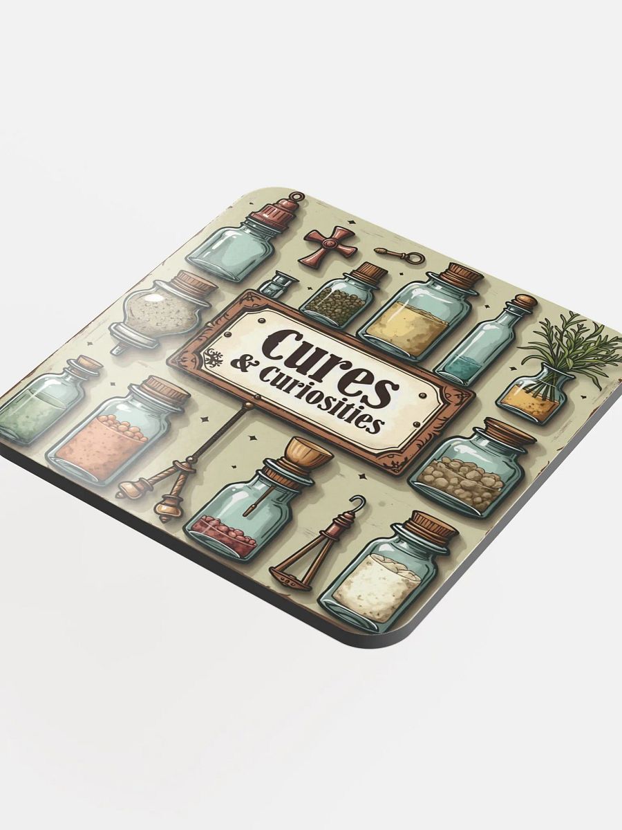 Curiosities & Cures Cork Coasters product image (4)