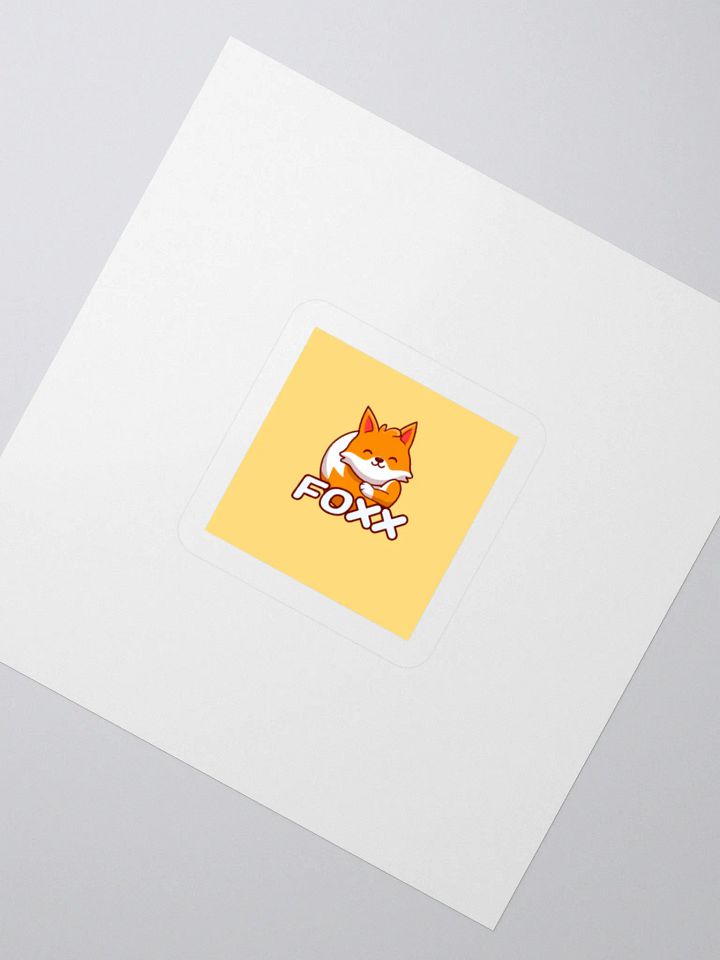 Happy Fox Kiss Cut Stickers product image (6)