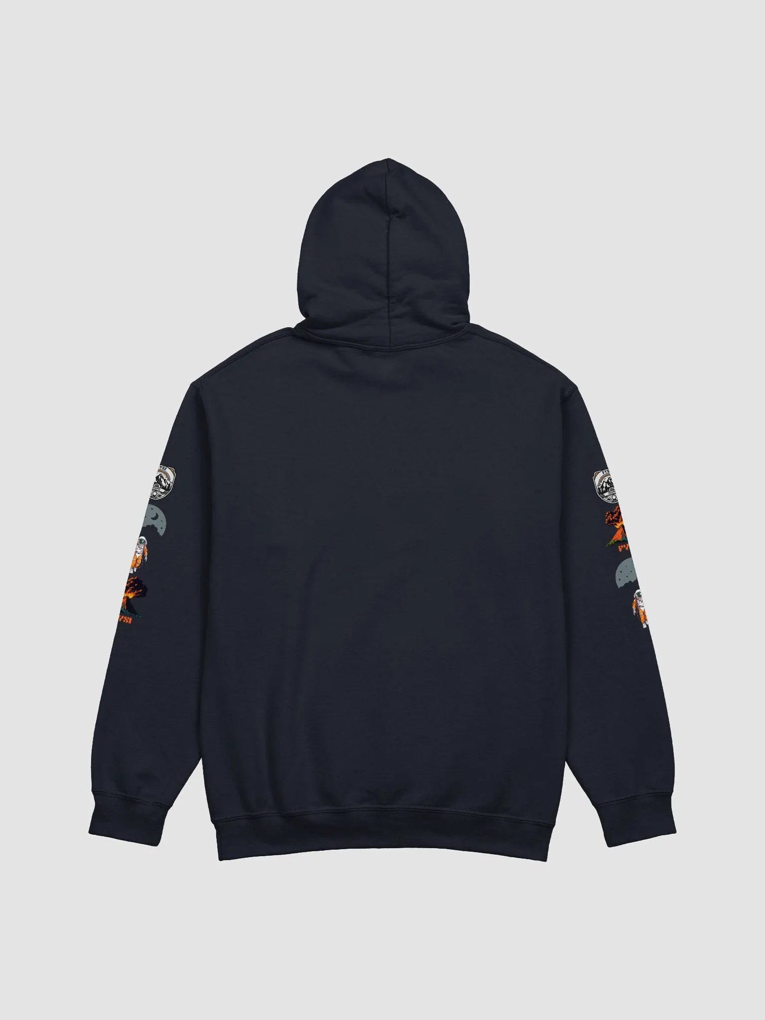 Craters of the Moon Unisex classic cotton hooded sweatshirt product image (2)