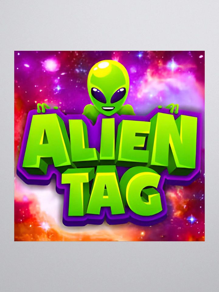 Alien Tag Competitive Sticker product image (1)